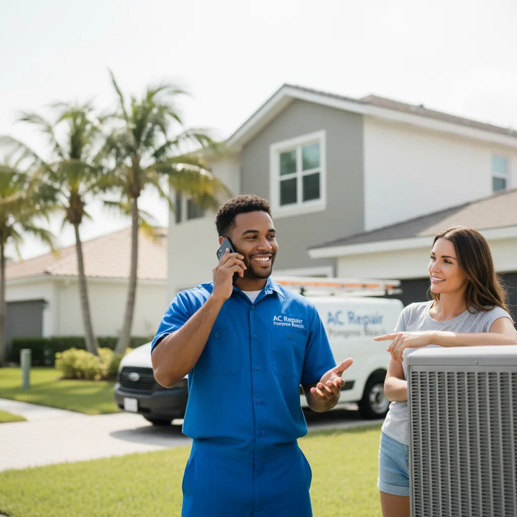 AC Repair Pompano Beach customer support in Hamel